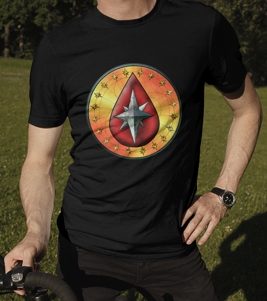 Clan Blood Spirit Symbol Starburst Emblem T-Shirt