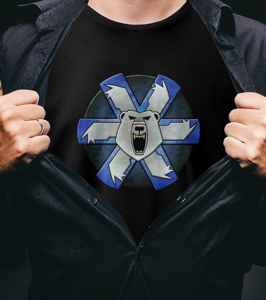 Clan Ghost Bear Iconic Emblem Battletech Fan T-Shirt