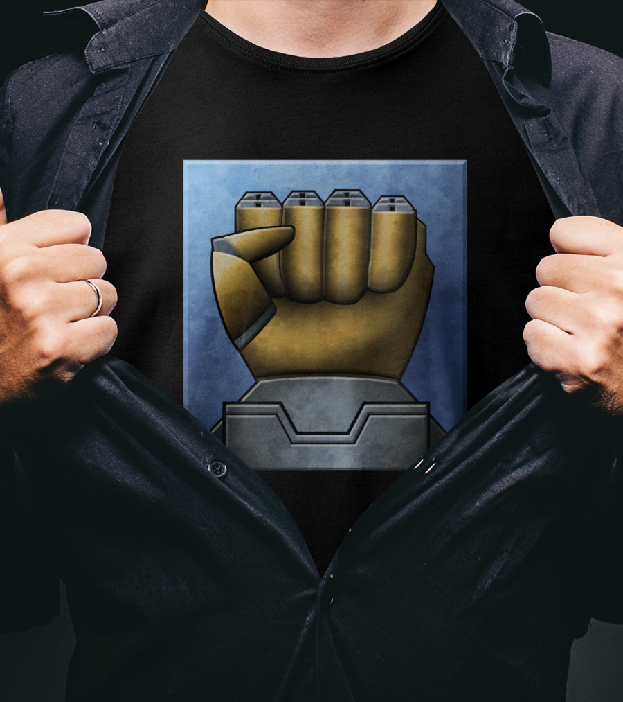 House Steiner The Lyran Commonwealth BattleTech Fist Emblem T-Shirt