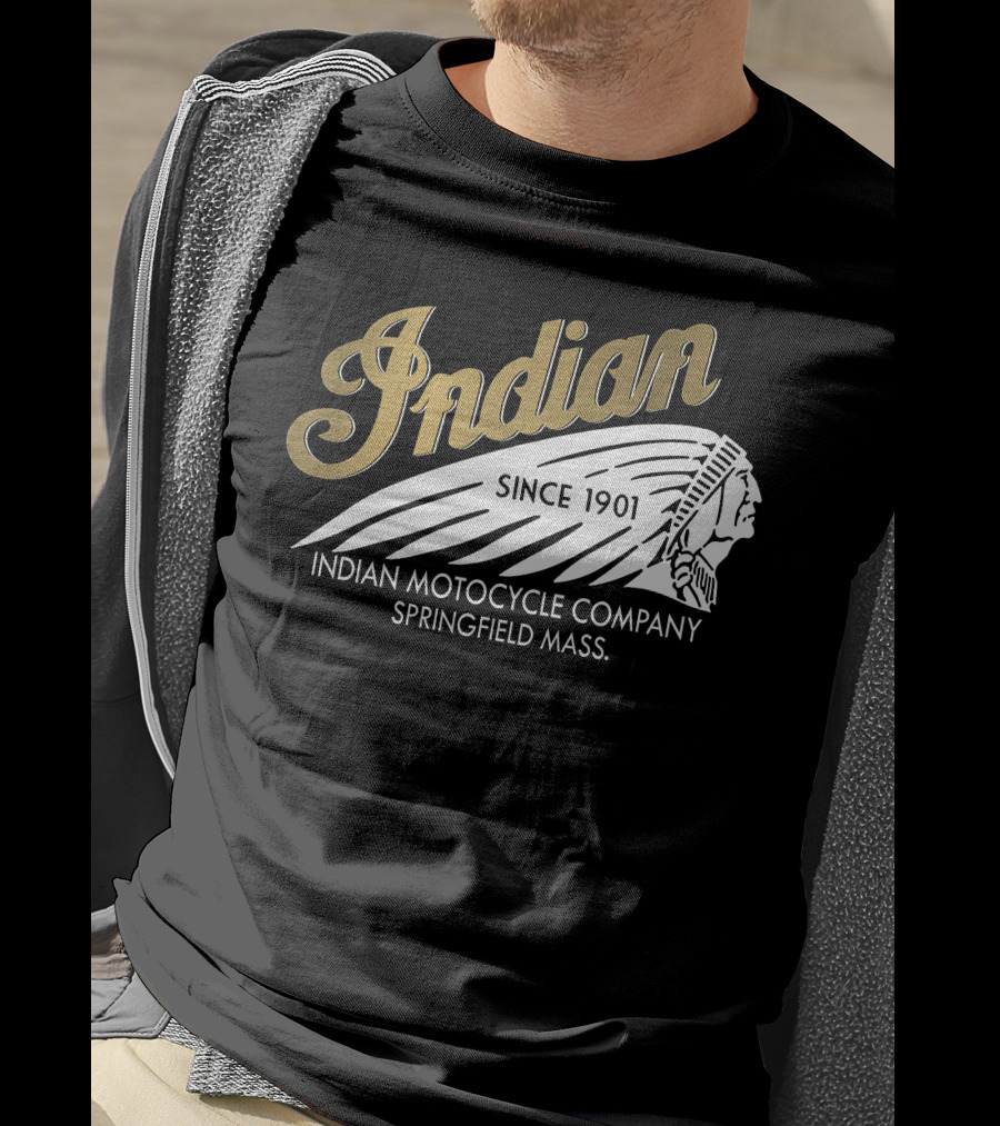 Indian Motorcycle Company Since 1901 Springfield Mass T-Shirt