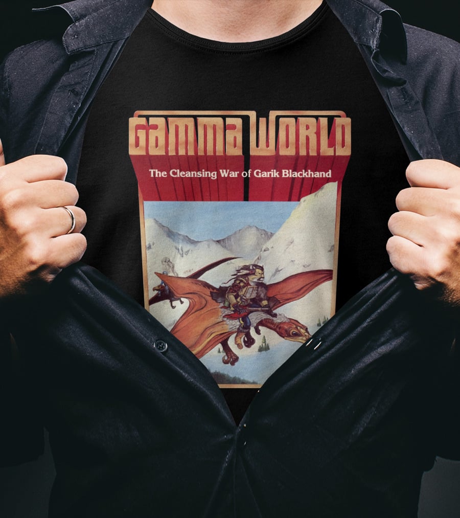 Gamma World The Cleansing War Of Garik Blackhand T-Shirt