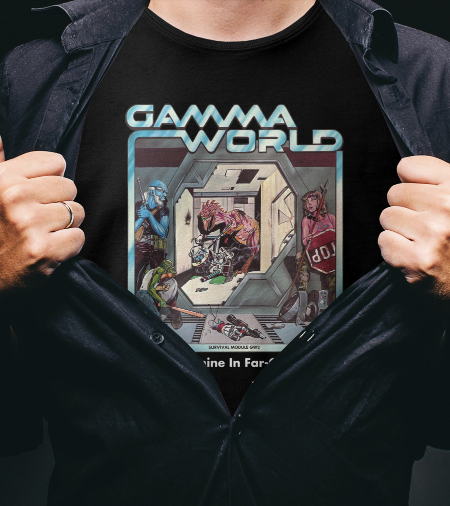Gamma World Survival Module GW2 Famine In Far-Go T-Shirt