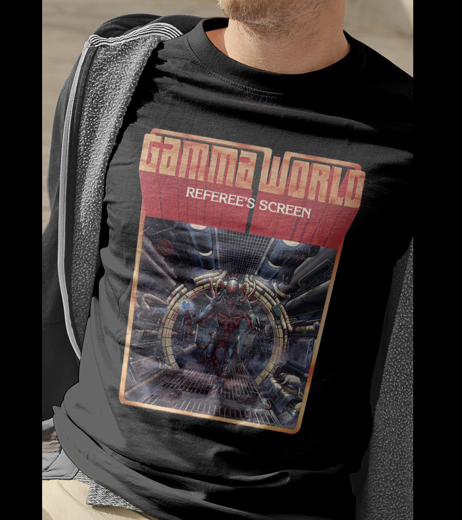 Gamma World Referee's Screen Sci-Fi Dungeon Crawler Adventure T-Shirt