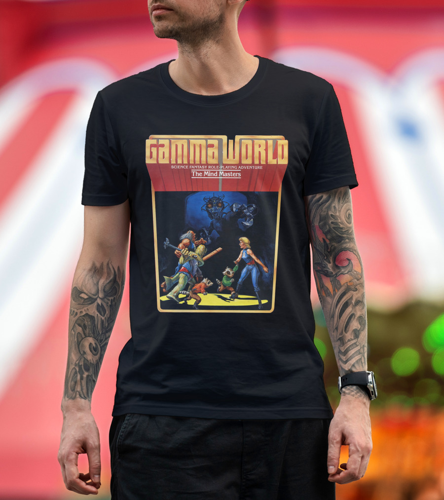 Gamma World Science Fantasy Role-Playing Adventure The Mind Masters T-Shirt