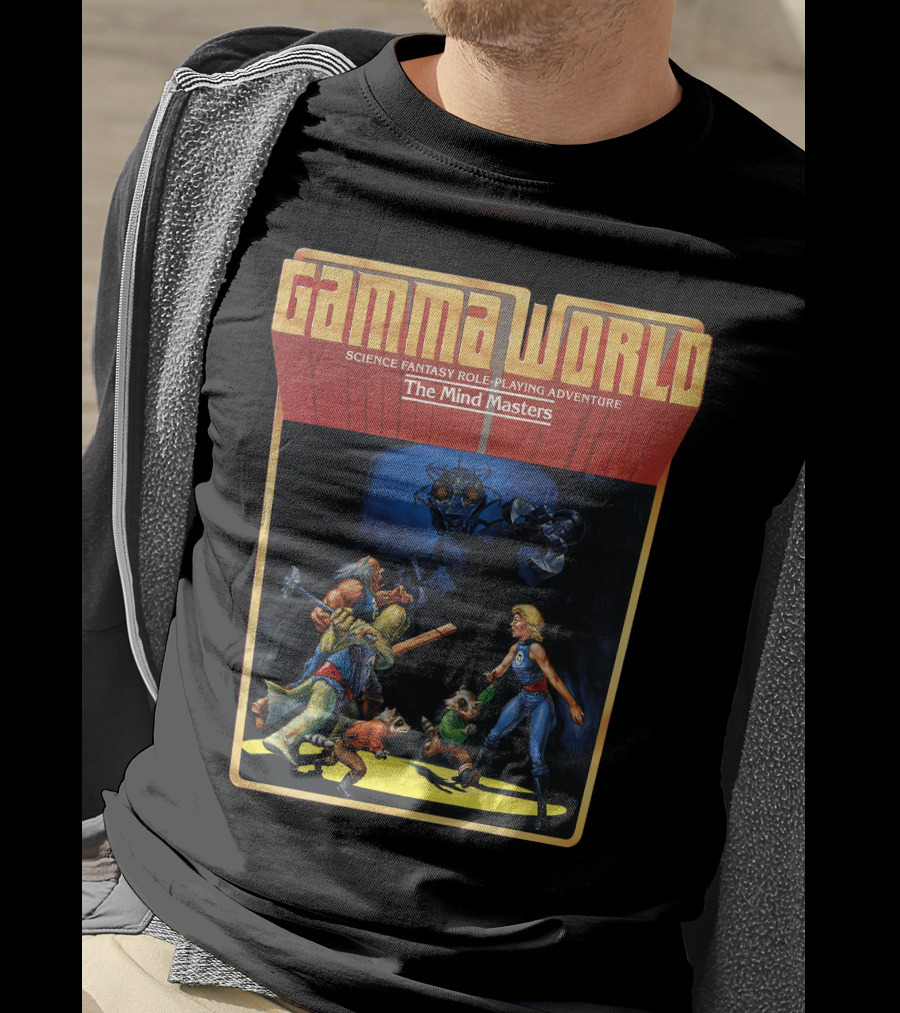 Gamma World Science Fantasy Role-Playing Adventure The Mind Masters T-Shirt