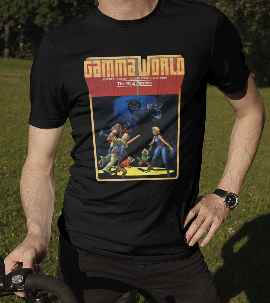 Gamma World Science Fantasy Role-Playing Adventure The Mind Masters T-Shirt