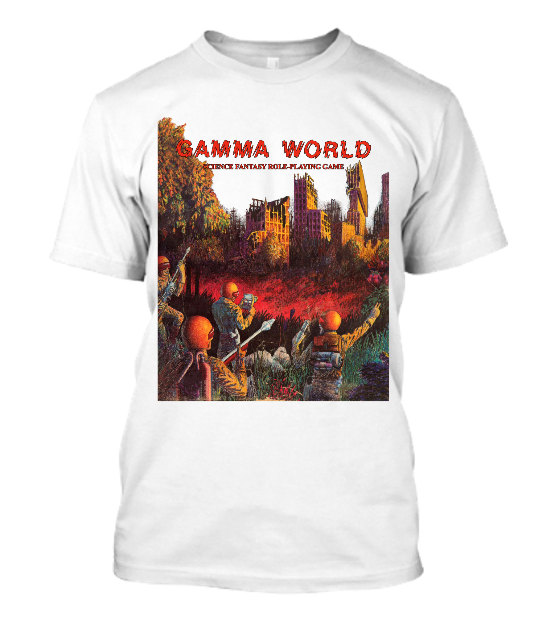 Gamma World Science Fantasy Role-Playing Game 1st Edition T-Shirt