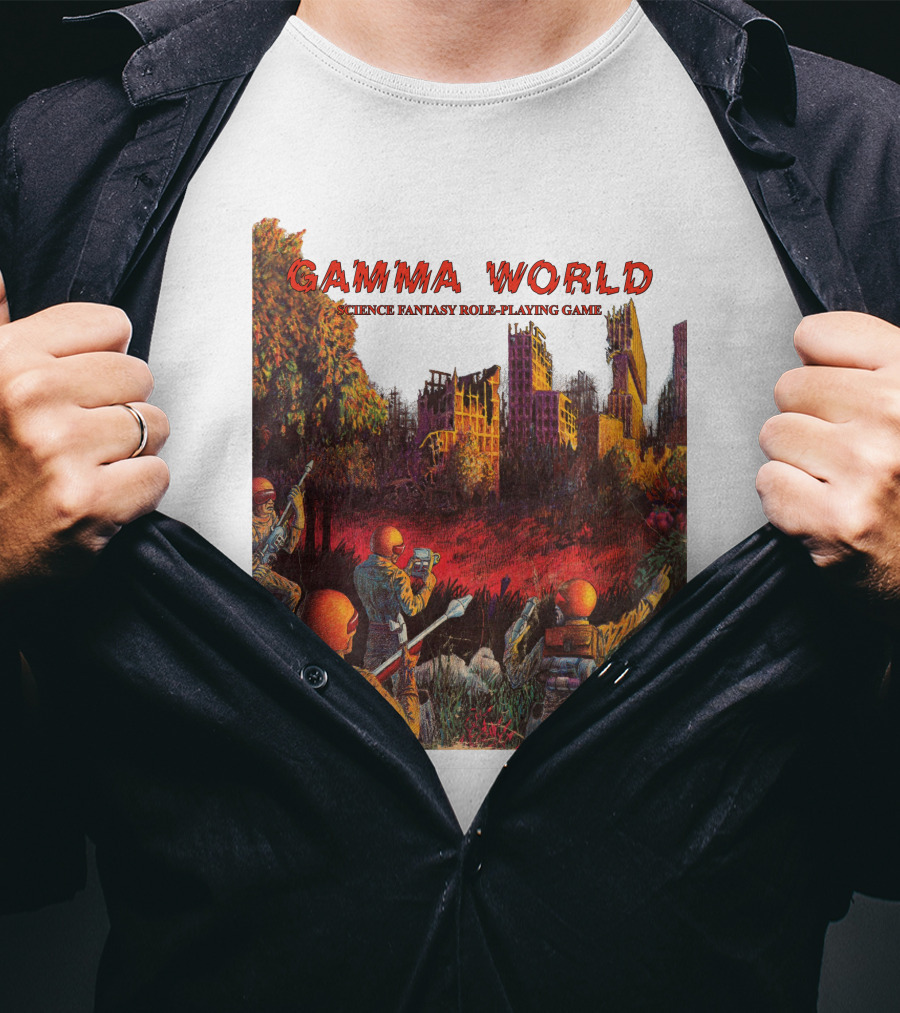Gamma World Science Fantasy Role-Playing Game 1st Edition T-Shirt
