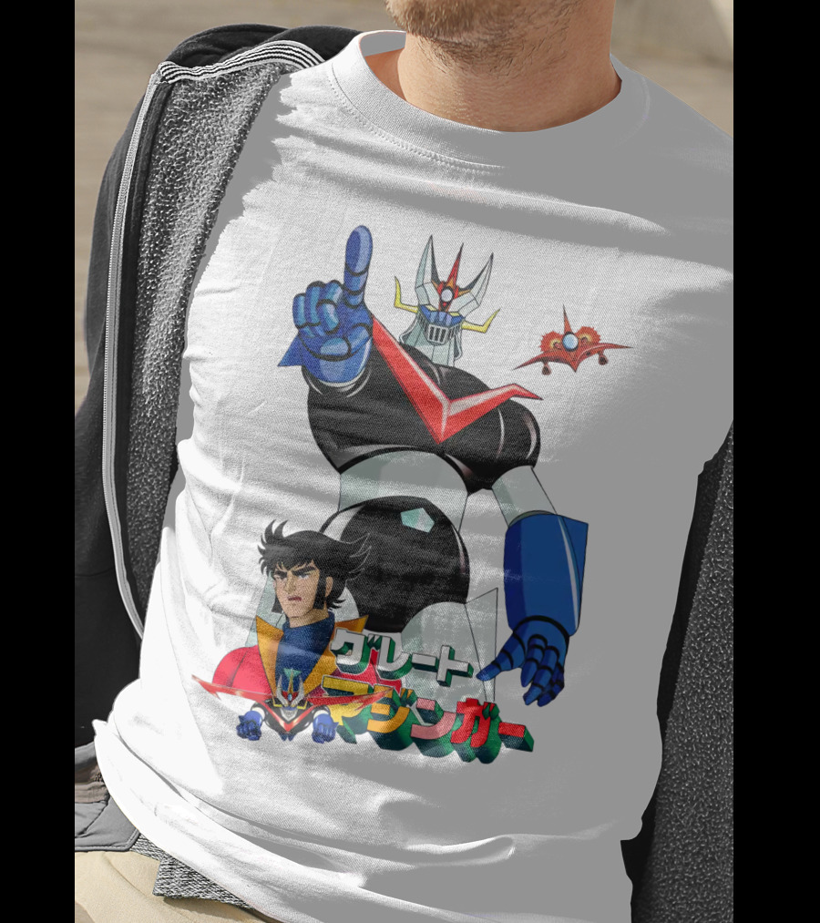 Great Mazinger Robot Anime Character T-Shirt