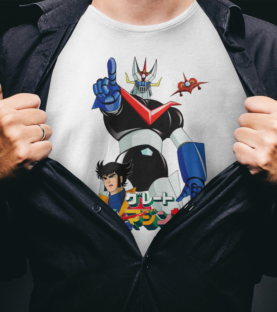 Great Mazinger Robot Anime Character T-Shirt