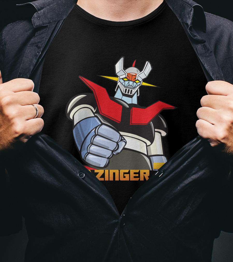 Shin Mazinger Z Robot Iconic Animated Sci-Fi Character T-Shirt