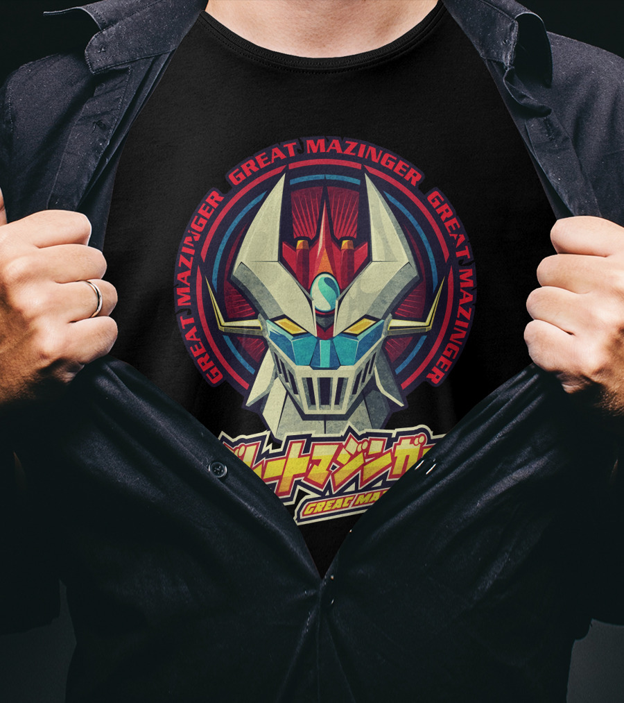 Great Mazinger Retro Robot T-Shirt