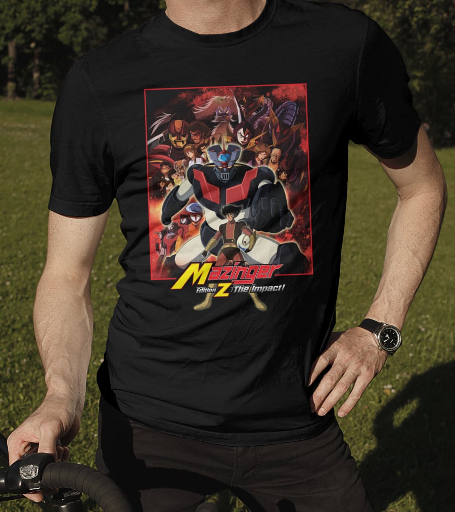 Mazinger Edition Z The Impact Heroic Robot And Characters Collage T-Shirt