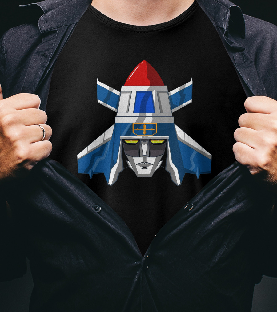 Voltron Vehicle Force Robot Head T-Shirt