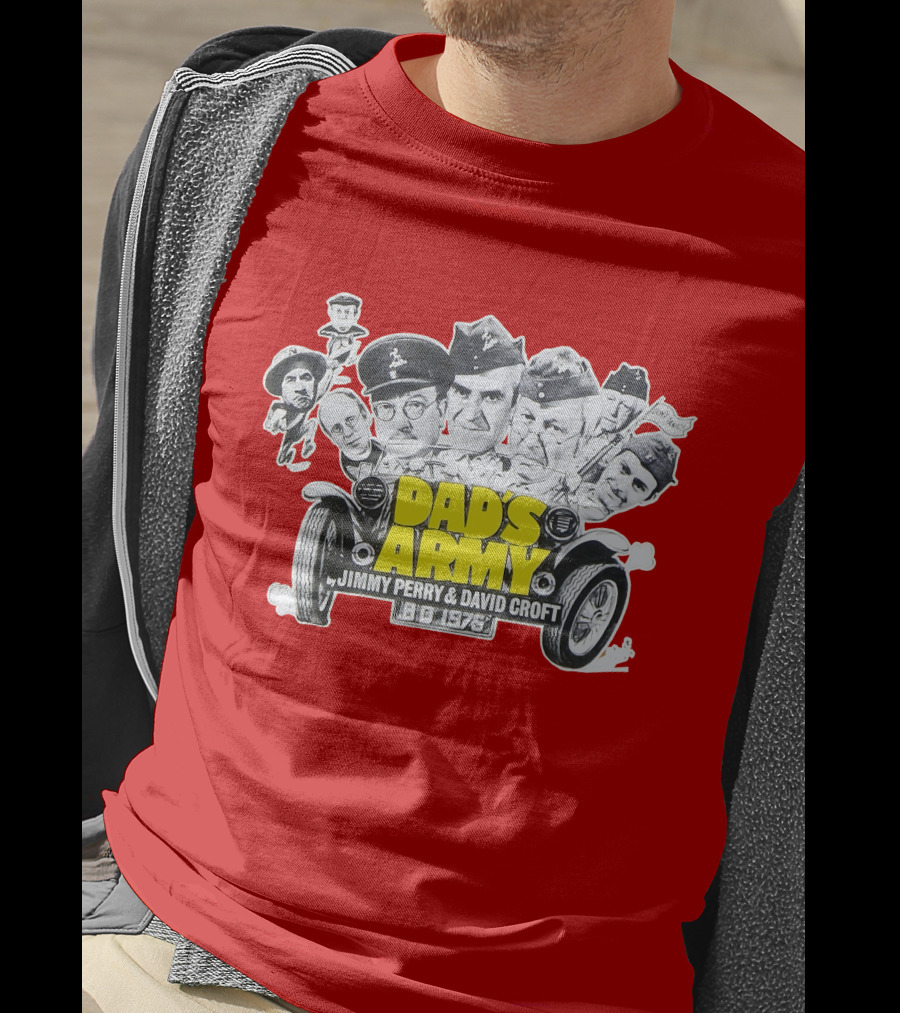 Dad's Army By Jimmy Perry And David Croft BBC 1975 T-Shirt