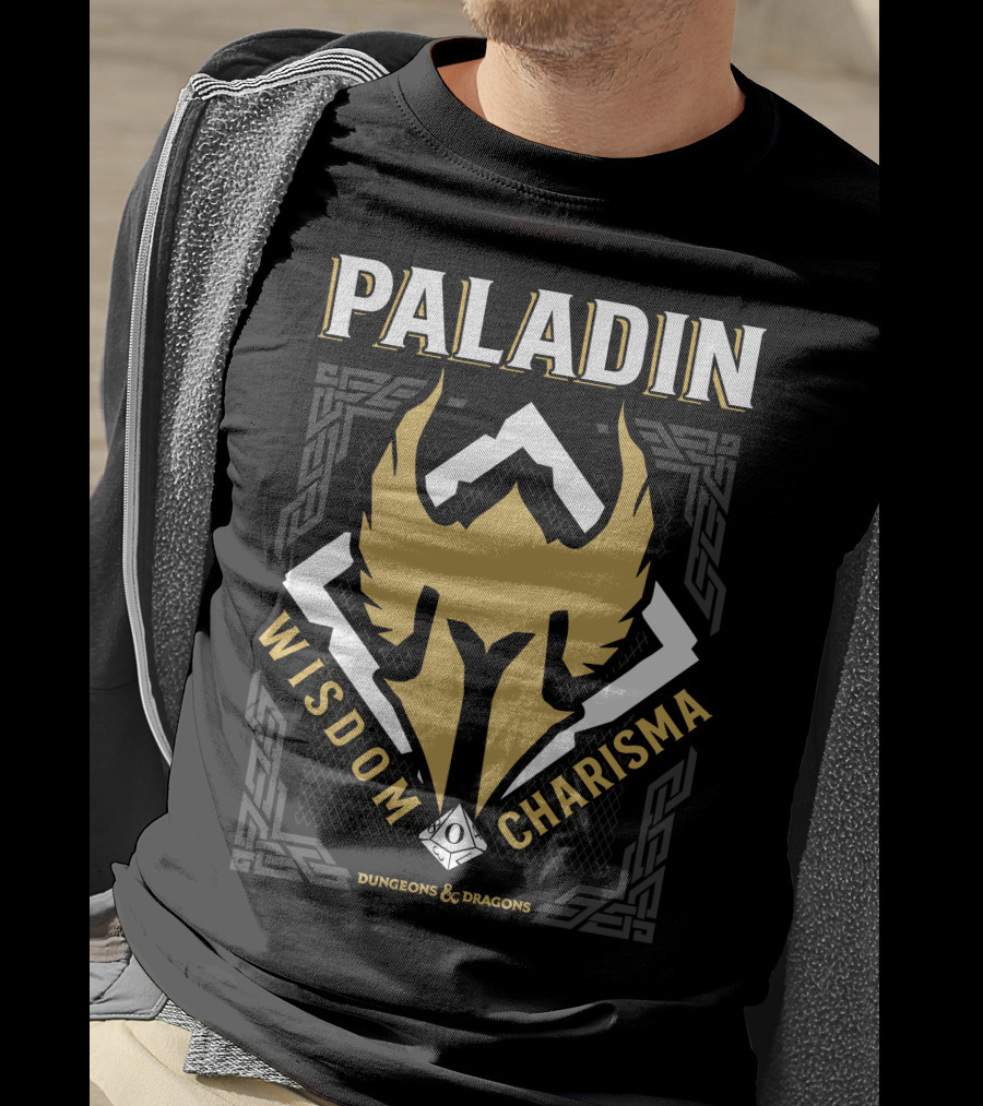 Paladin Wisdom Charisma Dungeons And Dragons T-Shirt