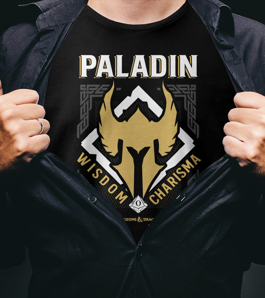 Paladin Wisdom Charisma Dungeons And Dragons T-Shirt