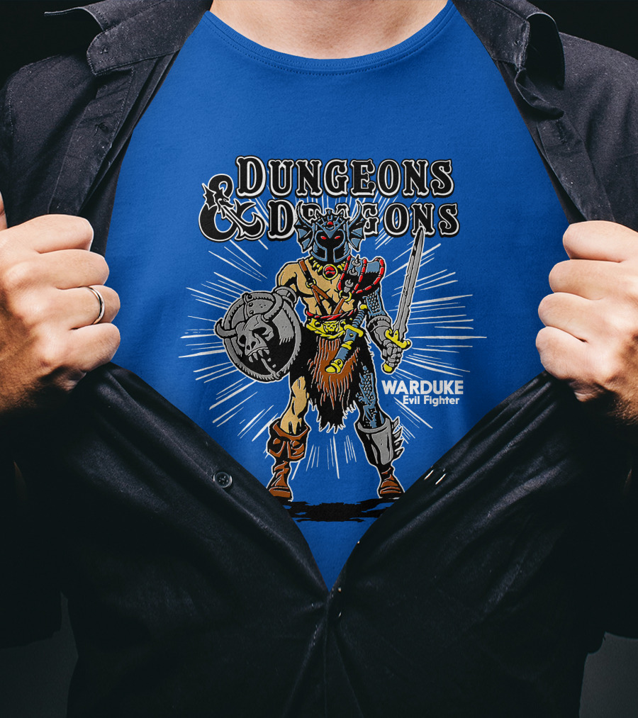Dungeons And Dragons Warduke Evil Fighter T-Shirt