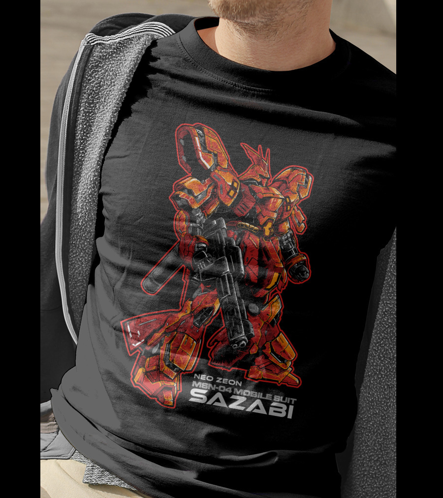 Sazabi Neo Zeon MSN-04 Mobile Suit Gundam T-Shirt
