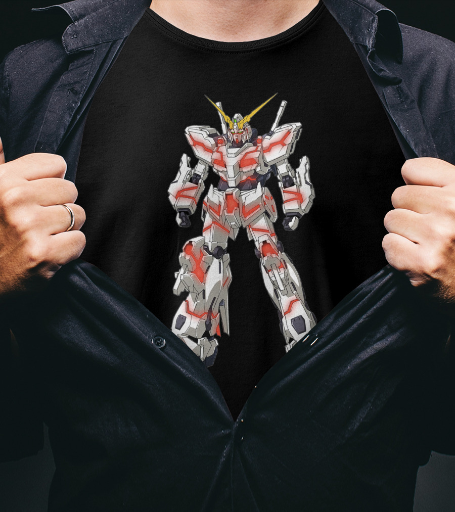 Gundam Unicorn Mecha Warrior T-Shirt