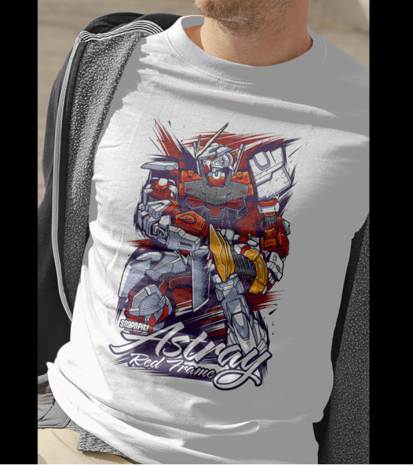 Astray Red Frame Snapfit Robot Warrior T-Shirt