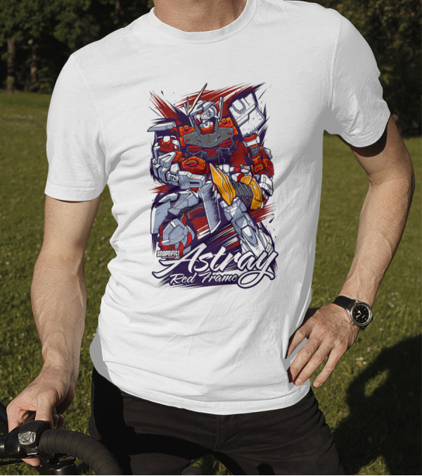 Astray Red Frame Snapfit Robot Warrior T-Shirt