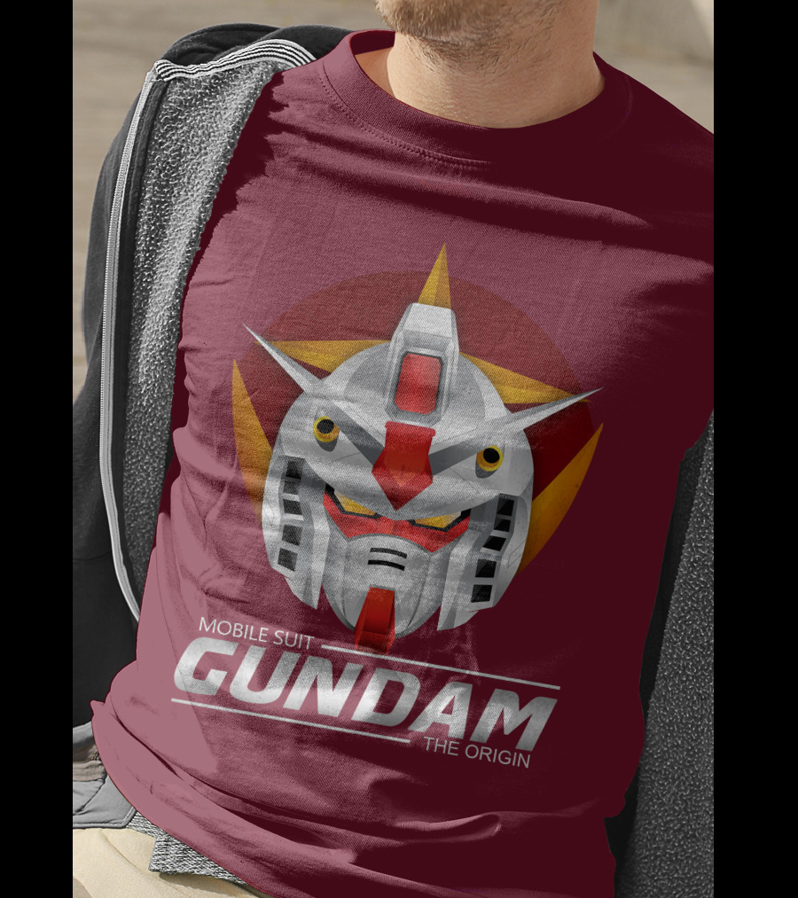 Mobile Suit Gundam The Origin Mecha Head T-Shirt