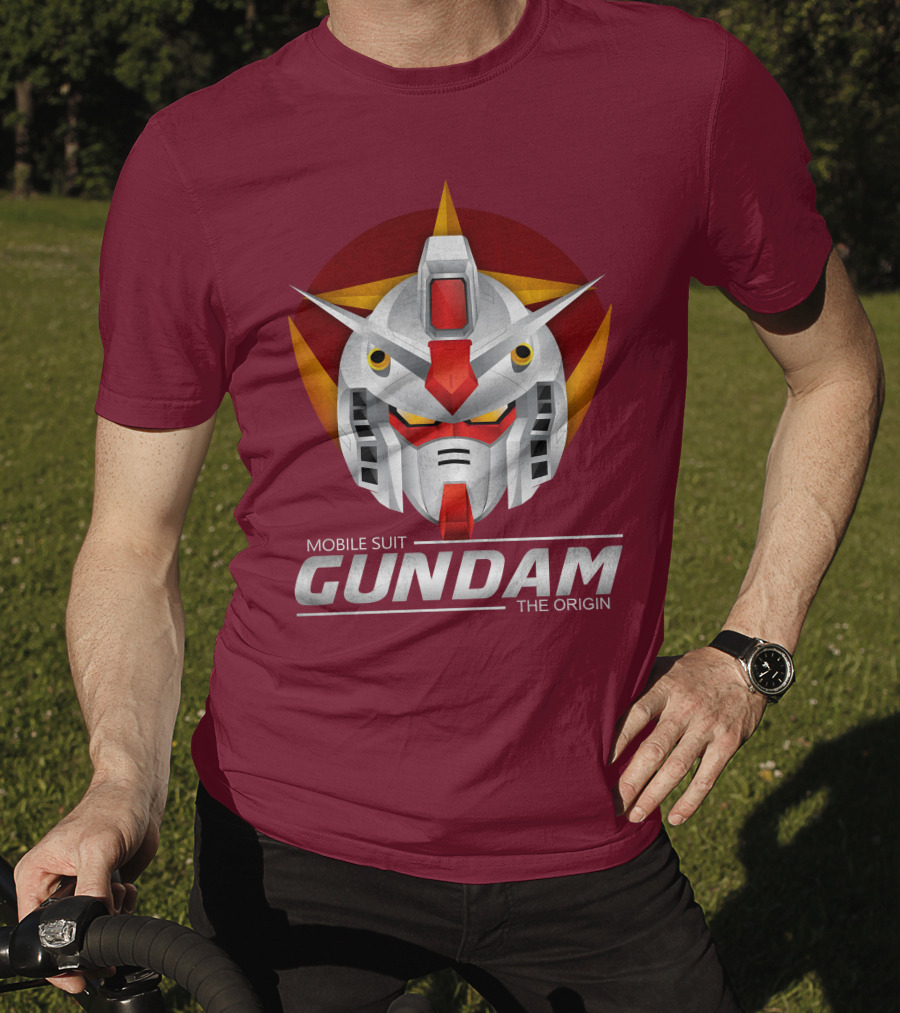 Mobile Suit Gundam The Origin Mecha Head T-Shirt