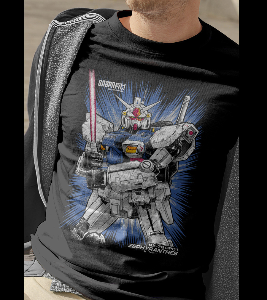 Snapfit Zephyranthes RX-78 GP01 Gundam T-Shirt