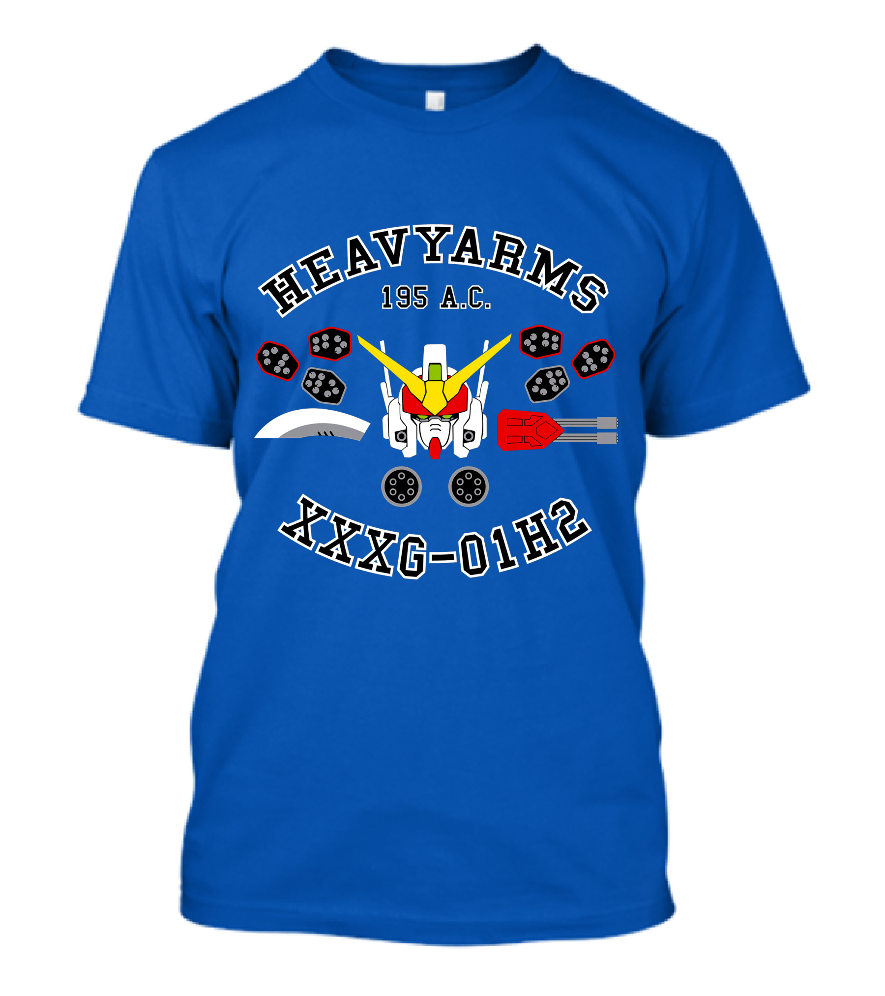 Heavyarms 195 A.C. XXXG-01H2 Gundam Wing T-Shirt