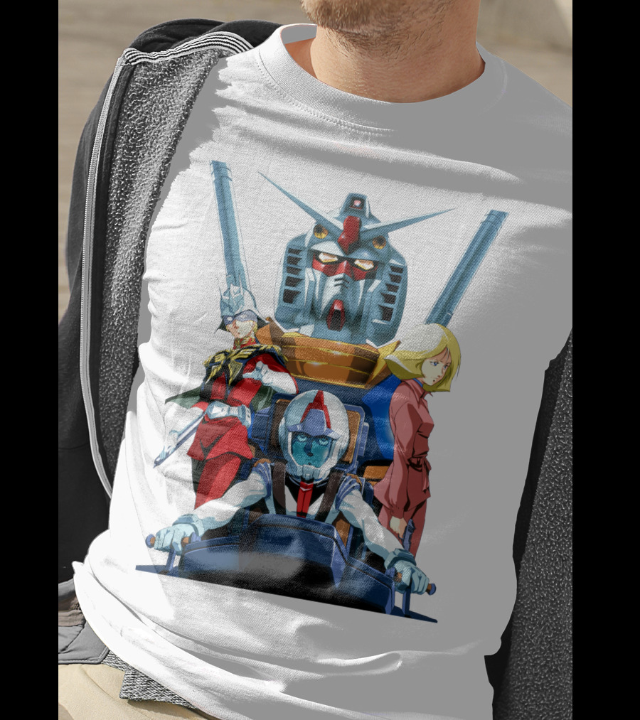 Mobile Suit Gundam Anime Characters Compilation T-Shirt