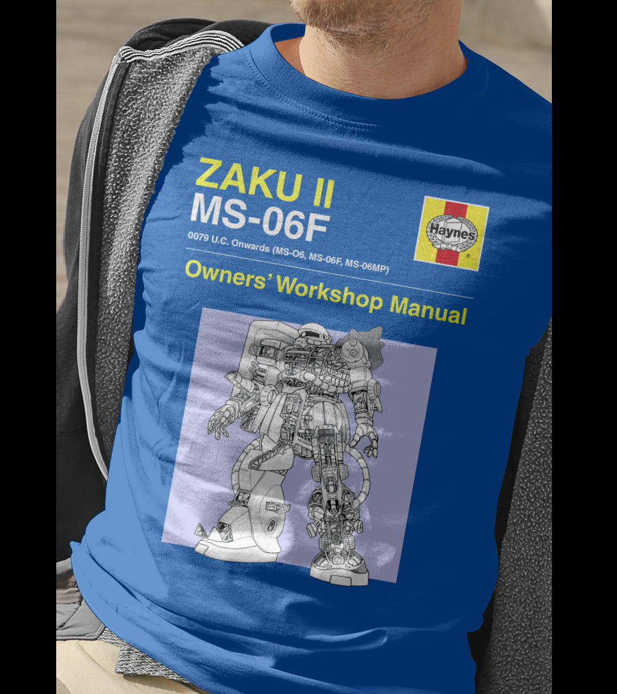 ZAKU II MS-06F 0079 U.C. Onwards Owners' Workshop Manual T-Shirt