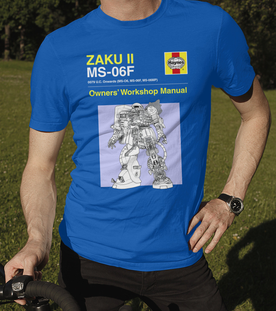 ZAKU II MS-06F 0079 U.C. Onwards Owners' Workshop Manual T-Shirt