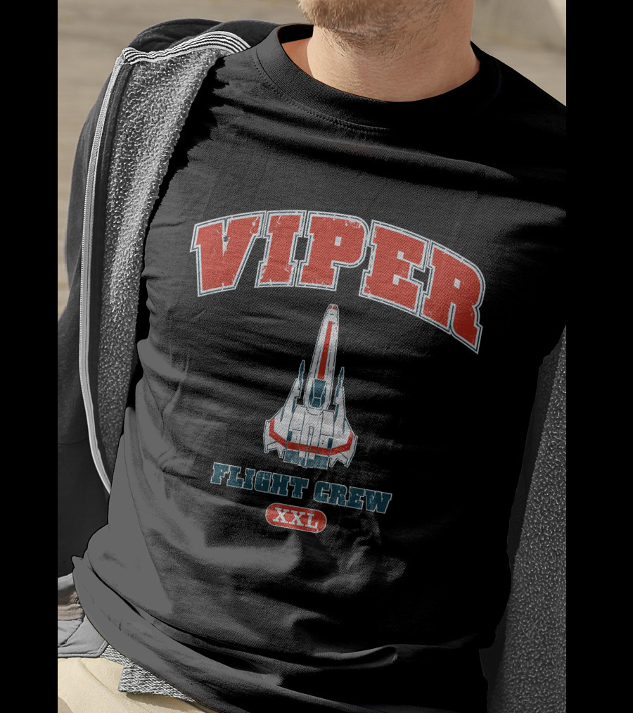 Viper Flight Crew XXL Battlestar Viper T-Shirt