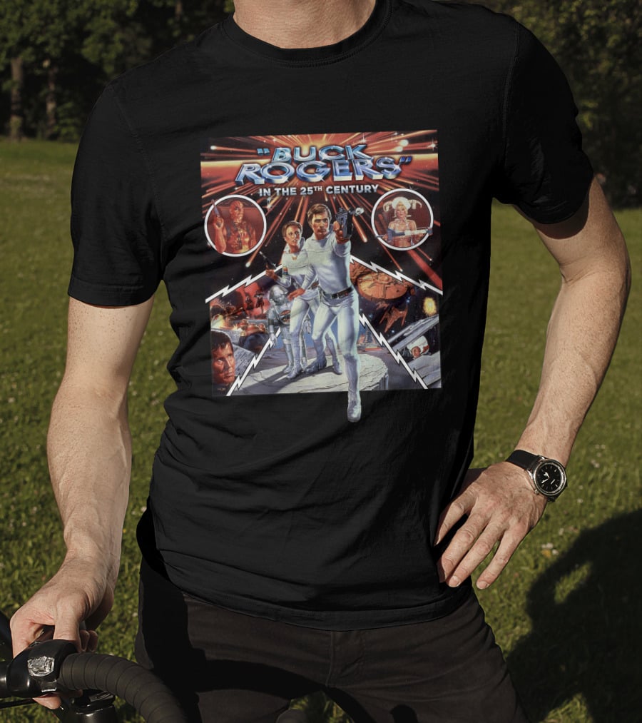 Buck Rogers In The 25th Century Sci-Fi Adventure Space Battle T-Shirt