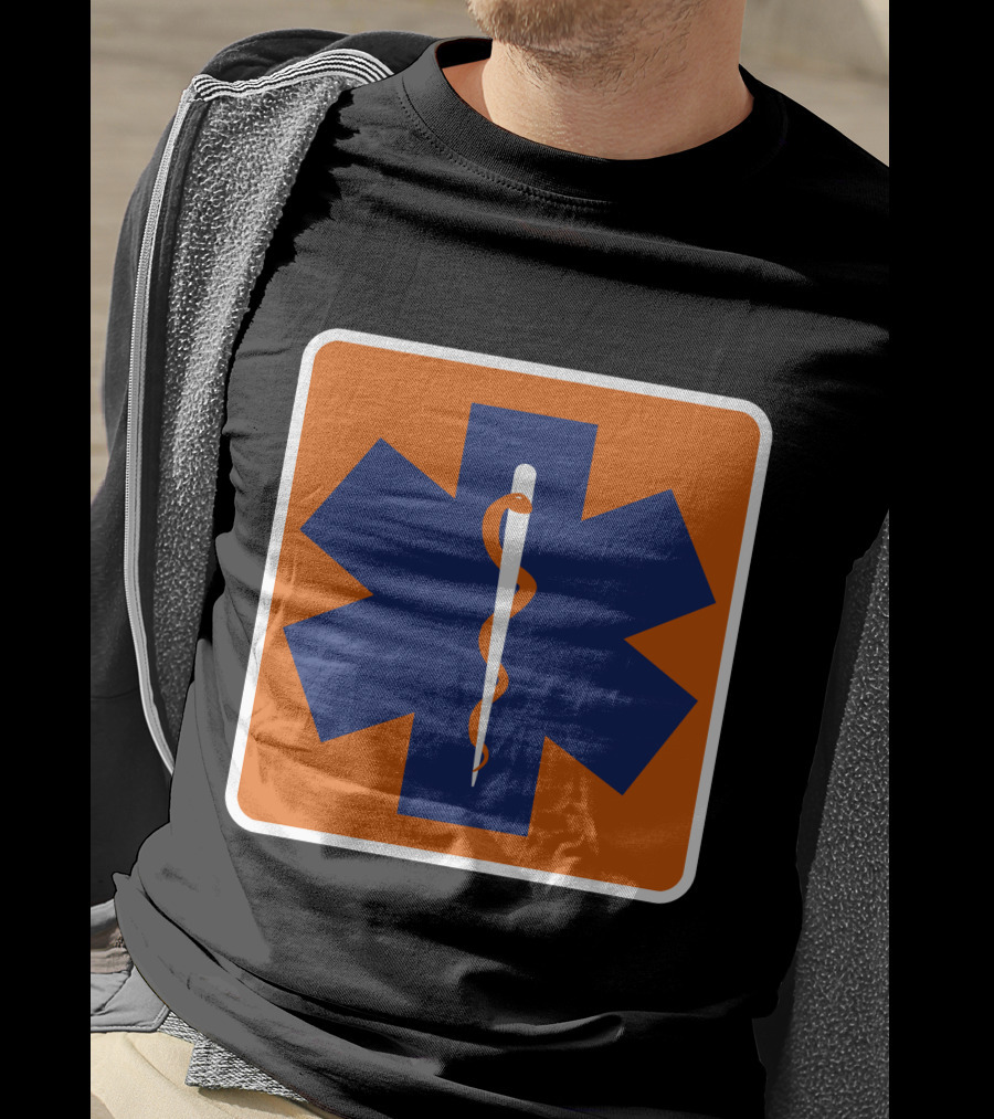 Star Of Life Medical Symbol The Cannon Ball Run T-Shirt