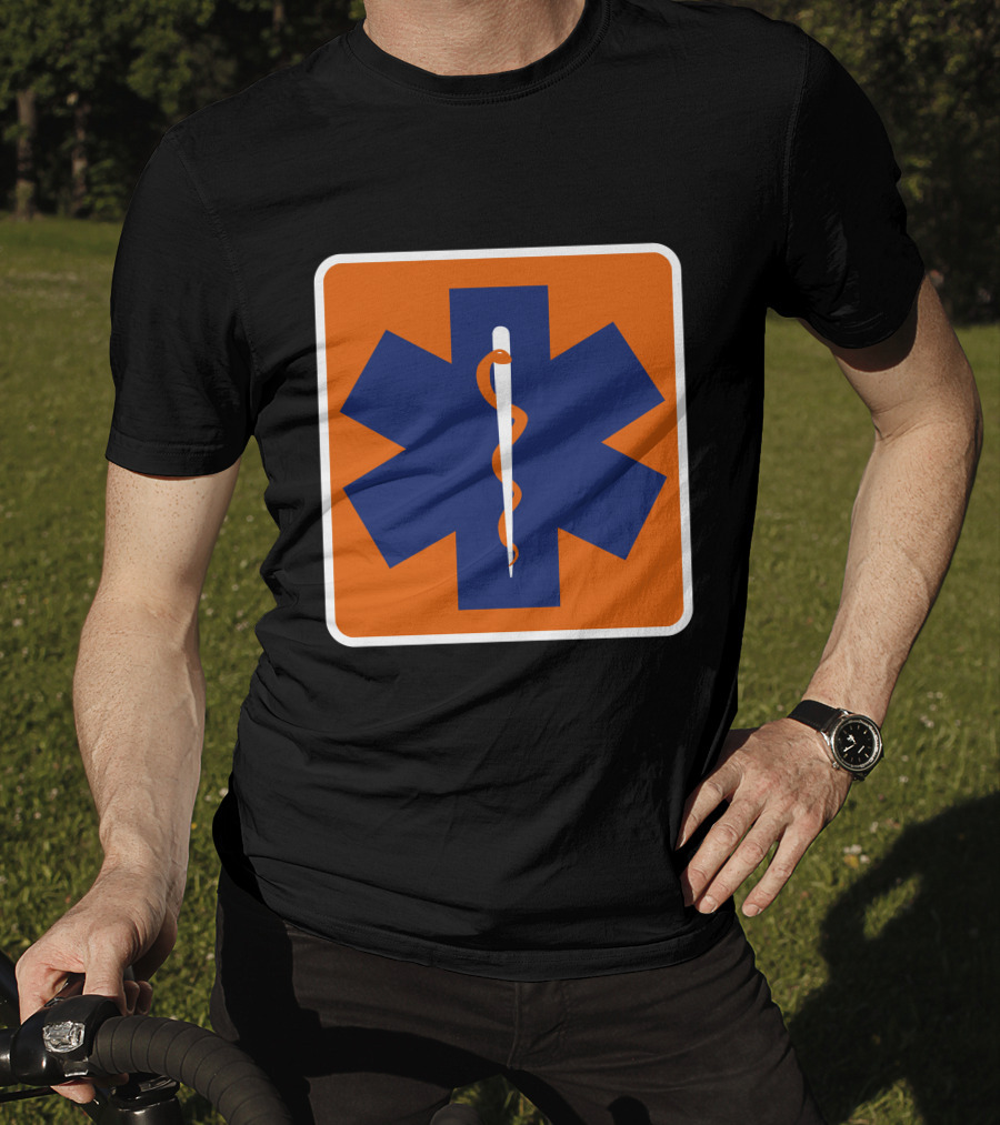 Star Of Life Medical Symbol The Cannon Ball Run T-Shirt