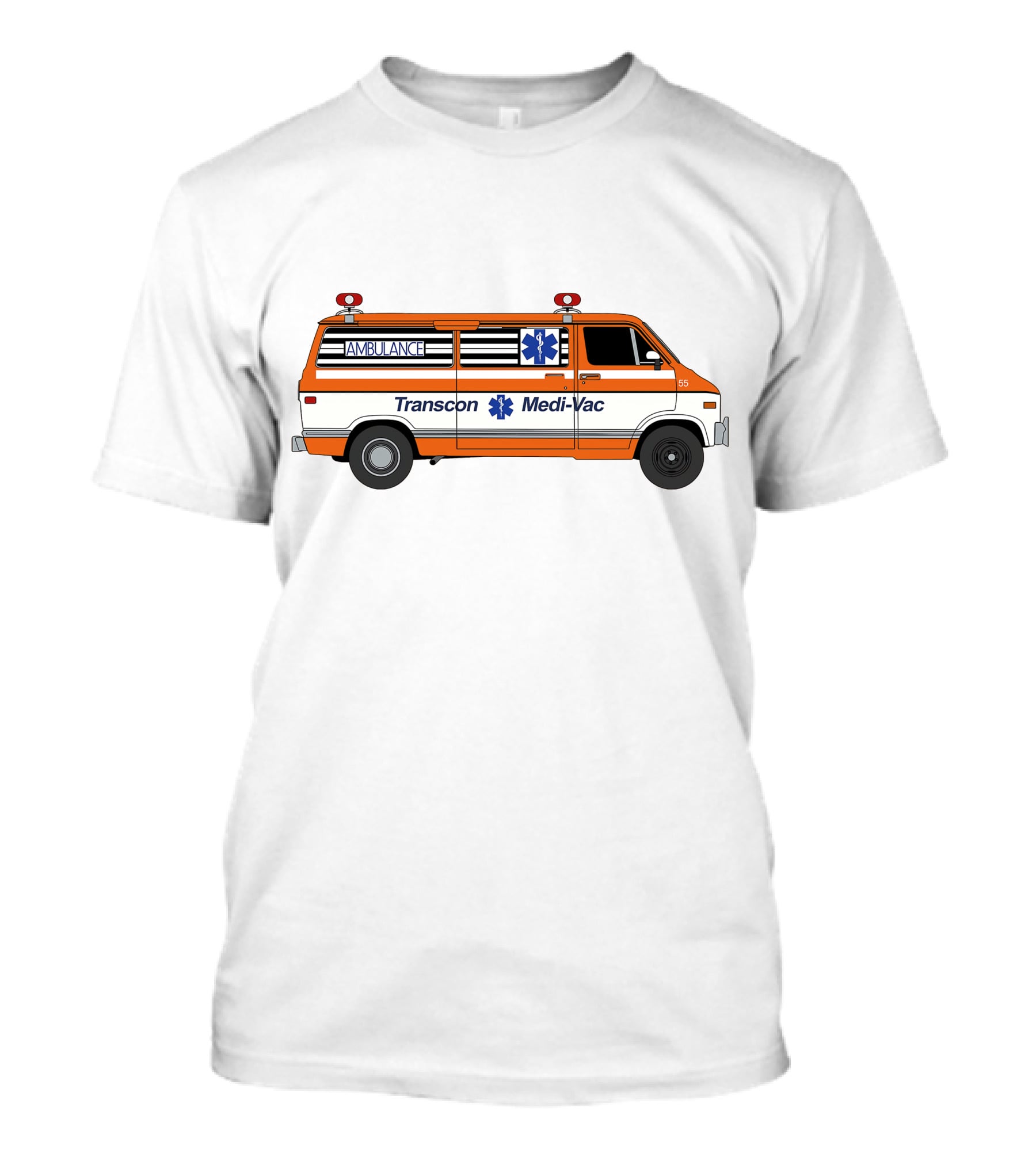 Cannonball Run Transcon Medi-Vac Ambulance 55 T-Shirt