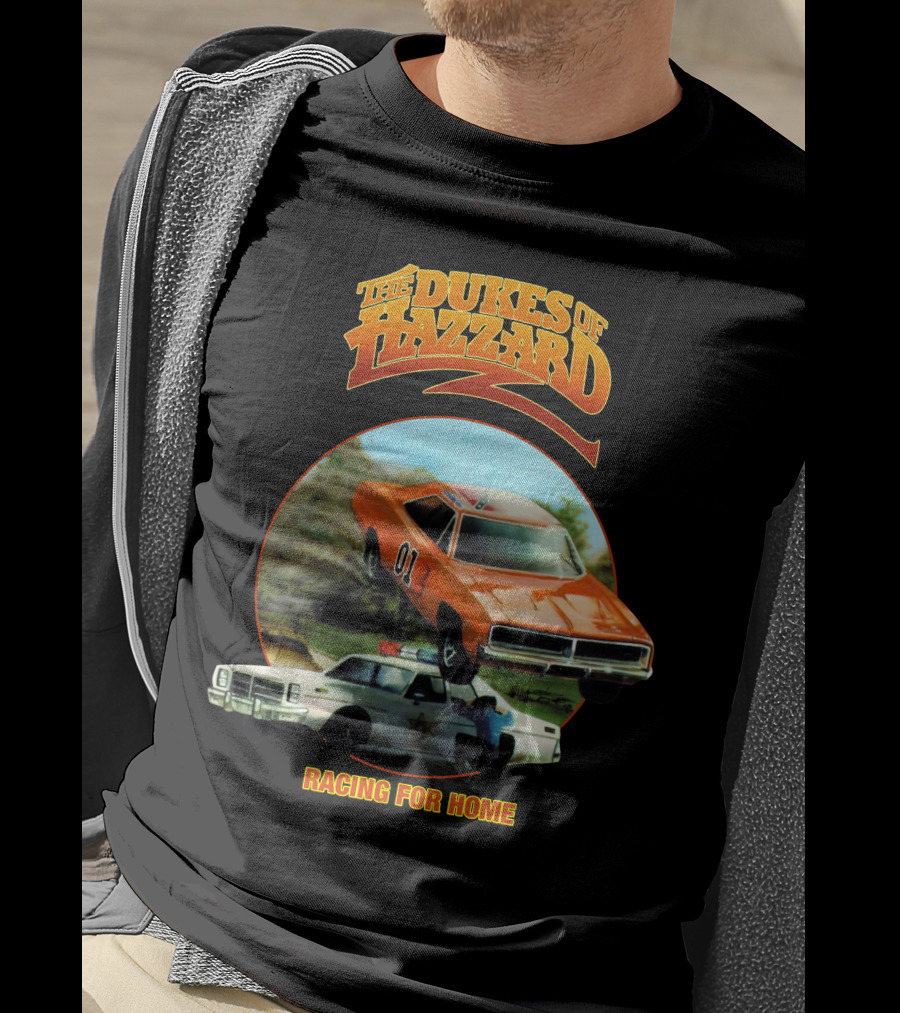 The Dukes Of Hazzard 01 General Lee Raging For Home T-Shirt