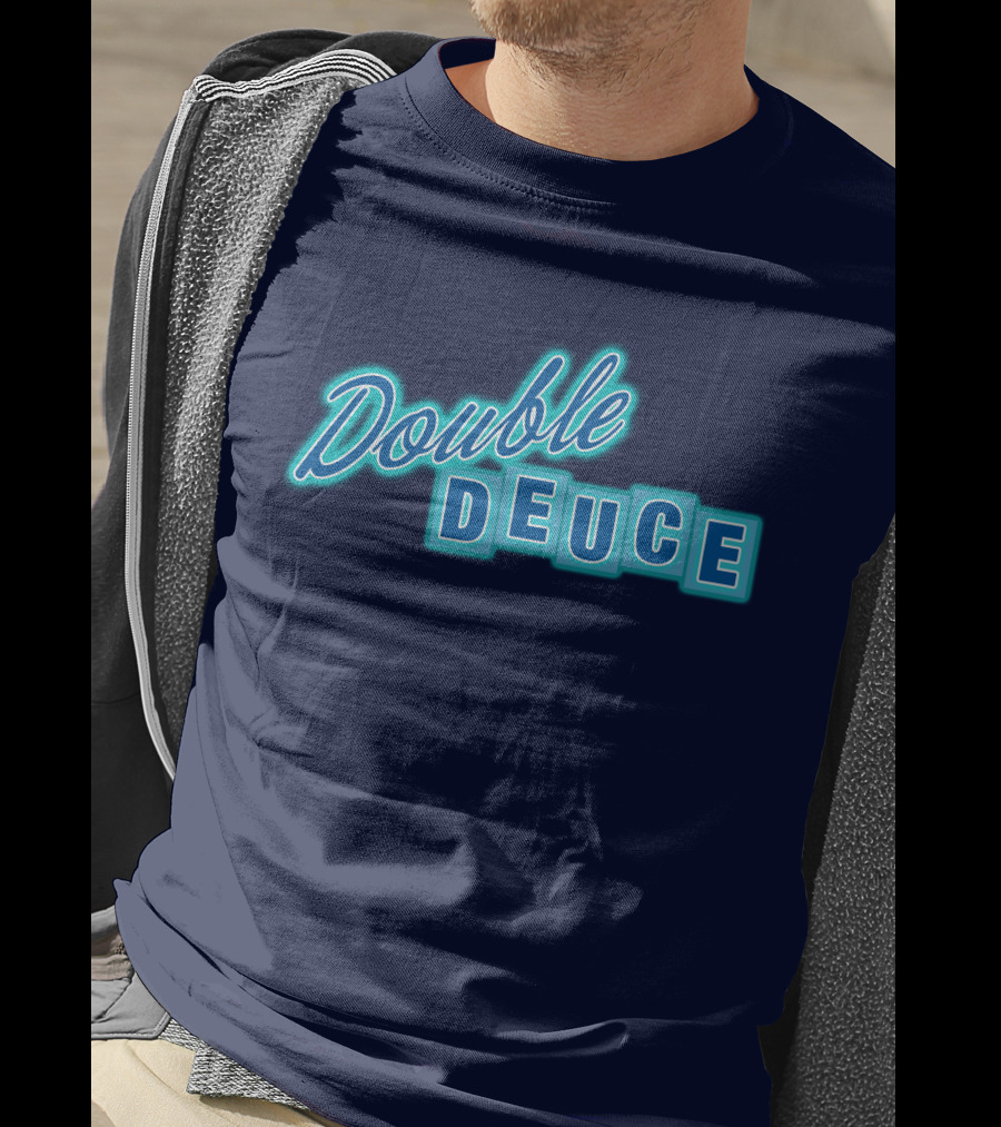 Road House Double Deuce Neon Style Retro T-Shirt