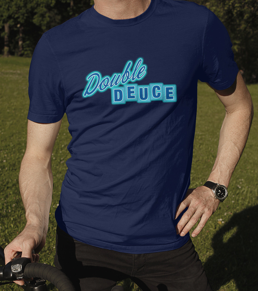 Road House Double Deuce Neon Style Retro T-Shirt