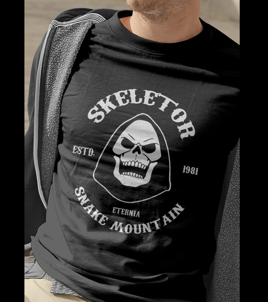 Skeletor Snake Mountain Eternia Estd. 1981 T-Shirt