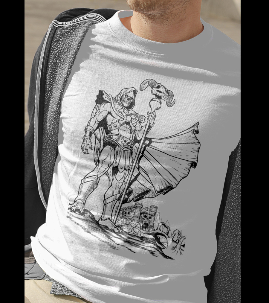 Skeletor 15 Masters Of The Universe Villain Castle Grayskull Image T-Shirt
