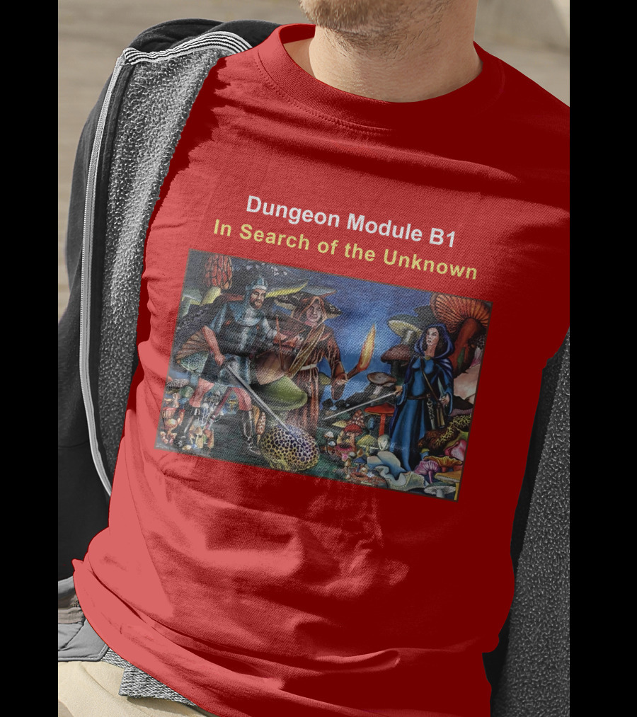 Dungeon Module B1 In Search Of The Unknown DND ISU T-Shirt