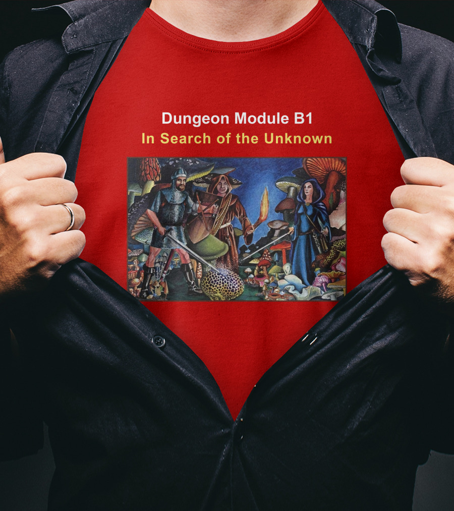 Dungeon Module B1 In Search Of The Unknown DND ISU T-Shirt