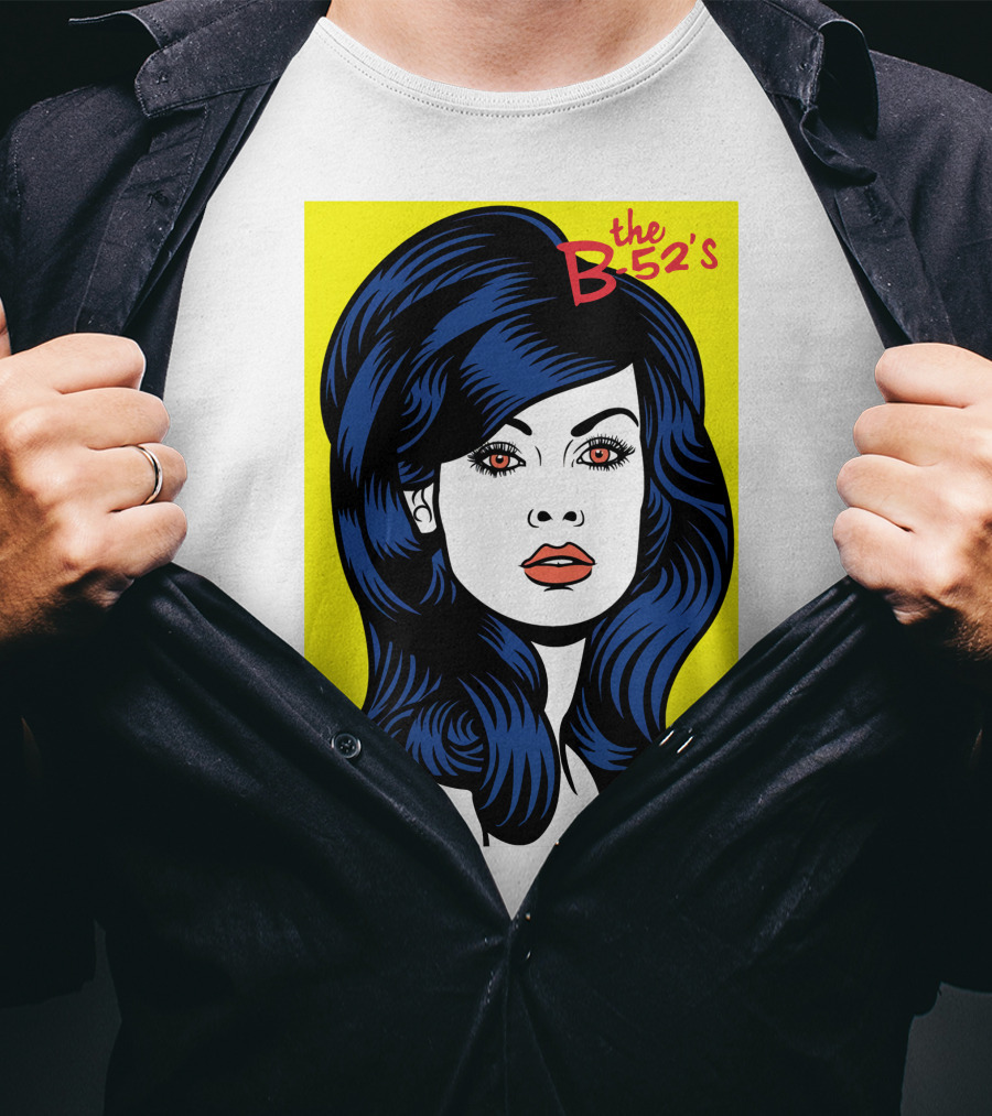 The B-52's Bold Pop Art Woman T-Shirt