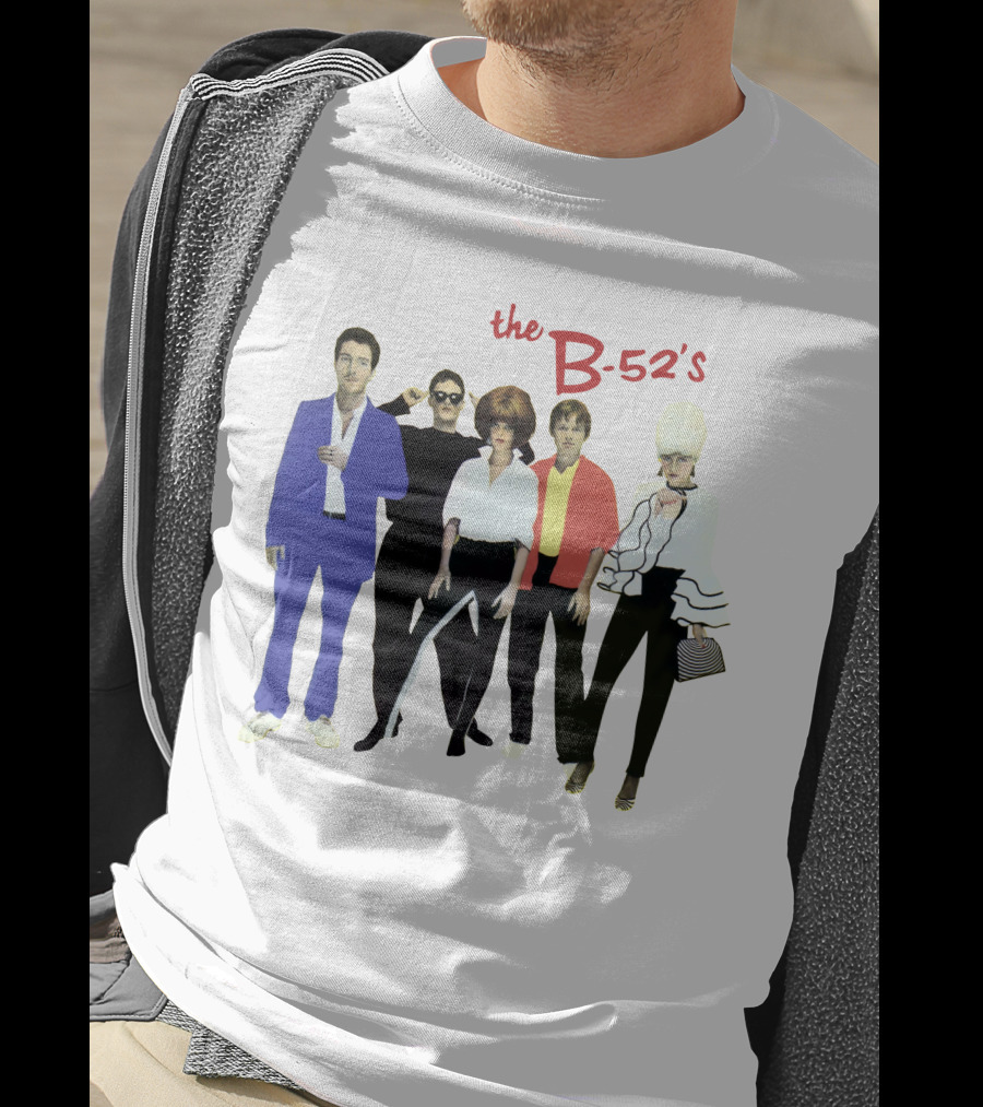 The B-52's Album Cover Band Members In Iconic Attire T-Shirt