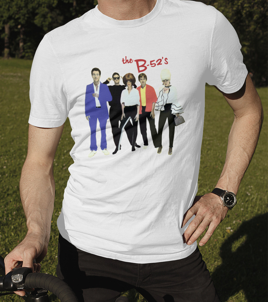 The B-52's Album Cover Band Members In Iconic Attire T-Shirt