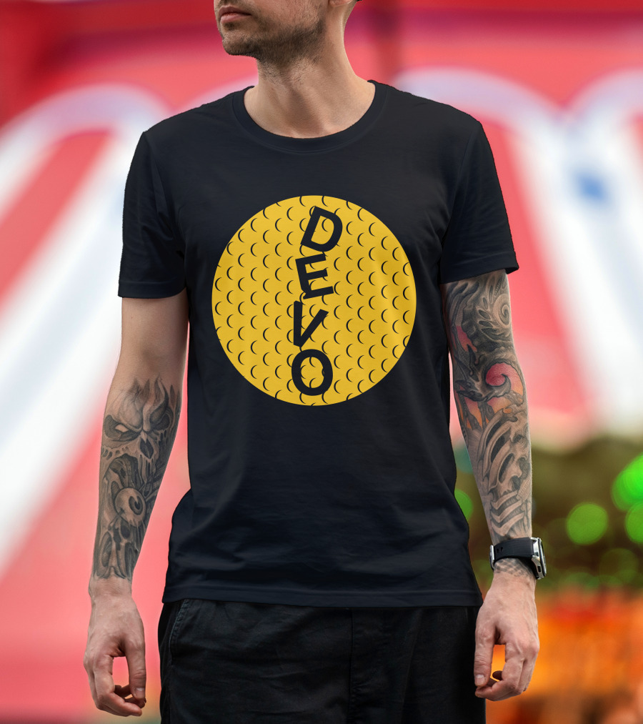 DEVO Yellow Golf Ball T-Shirt