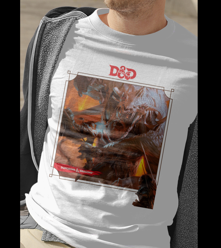 Dungeons And Dragons Epic Battle Scene DnD T-Shirt